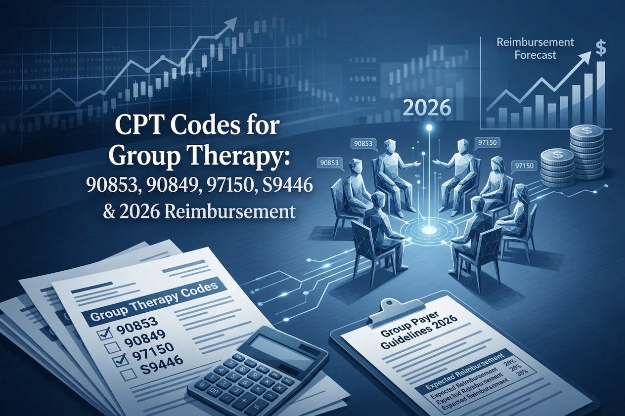 CPT Codes for Group Therapy: 90853, 90849, 97150, S9446 & 2026 ...